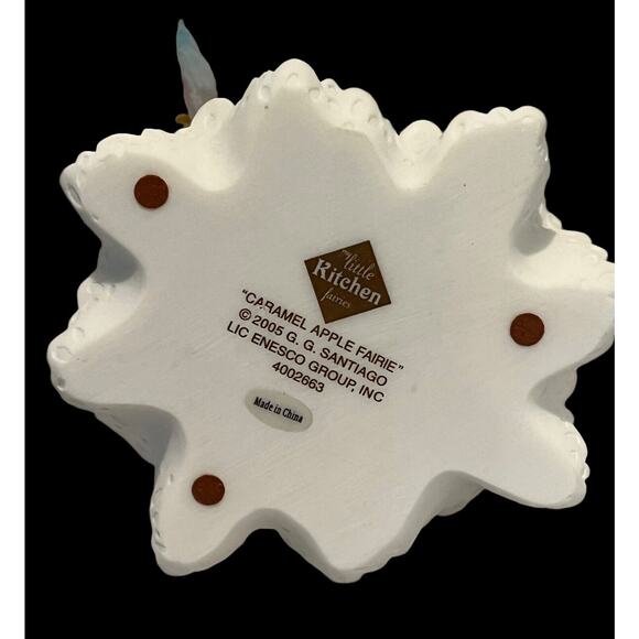 My Little Kitchen Fairies Caramel Apple Fairie Nuts Stick Fairy Girl 6" Figurine - Picture 4 of 7